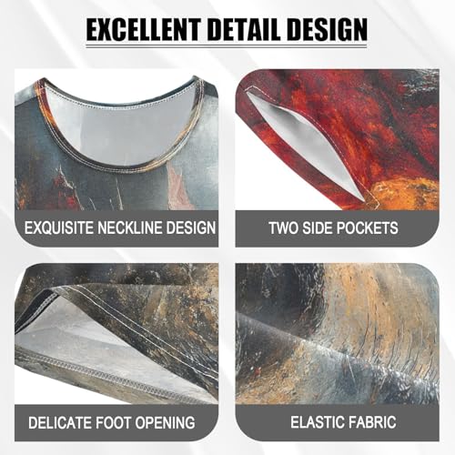 senya Short Sleeve Pajamas Sets Summer Cotton Sleepwear War Dragon4