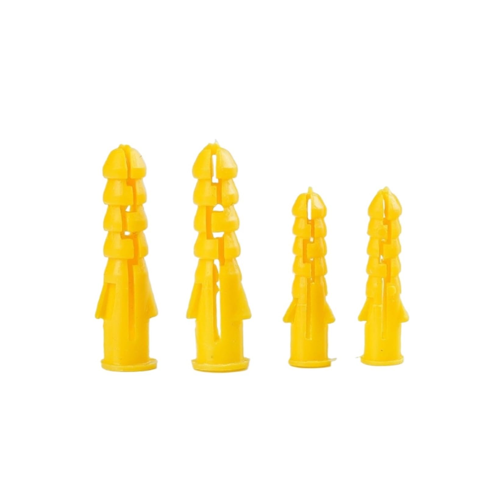 Juego de Tapones de Pared, Tacos de plástico for Pared M8, Amarillos, Varios tamaños, Paquete de 500 Unidades(M8X80MM 100PCS)