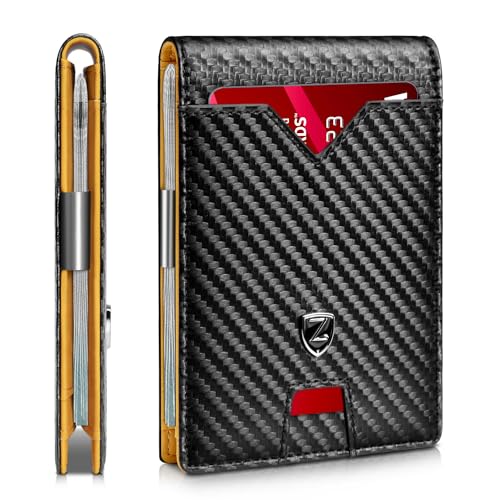 Zitahli Men's Wallets Slim Rfid Leather Bifold With Gift Box
