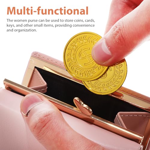 SOIMISS Cute Pu Cartoon Wallet for Women Small Compact Purse Fruit Patterns Multi-functional Leather Holder for Cards Keys and Cash2