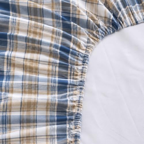 Image of LANE LINEN Symphony 100% Cotton 144TC King Bedsheet Set, 3 Piece, Printed