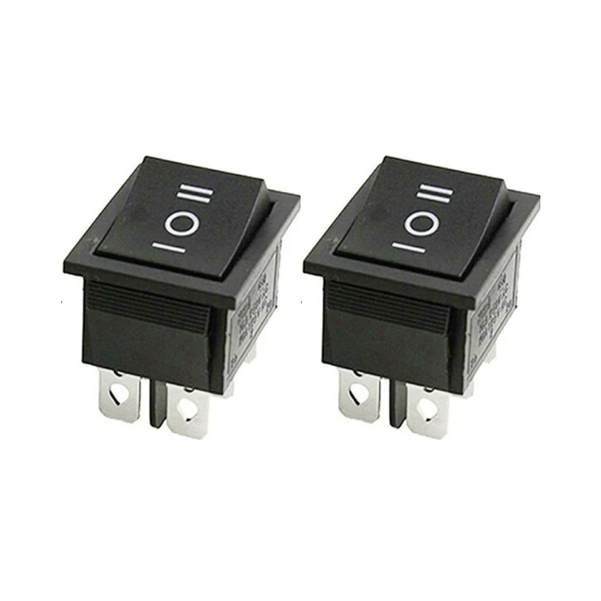 DPDT Rocker Switch 6 Pin ON-OFF-ON 3 Position | 16A 250VAC / 20A 125VAC Heavy Duty KCD4 Rocker Power Switch for Car, Auto, Boat, Truck, Motor Control (2)-image-29