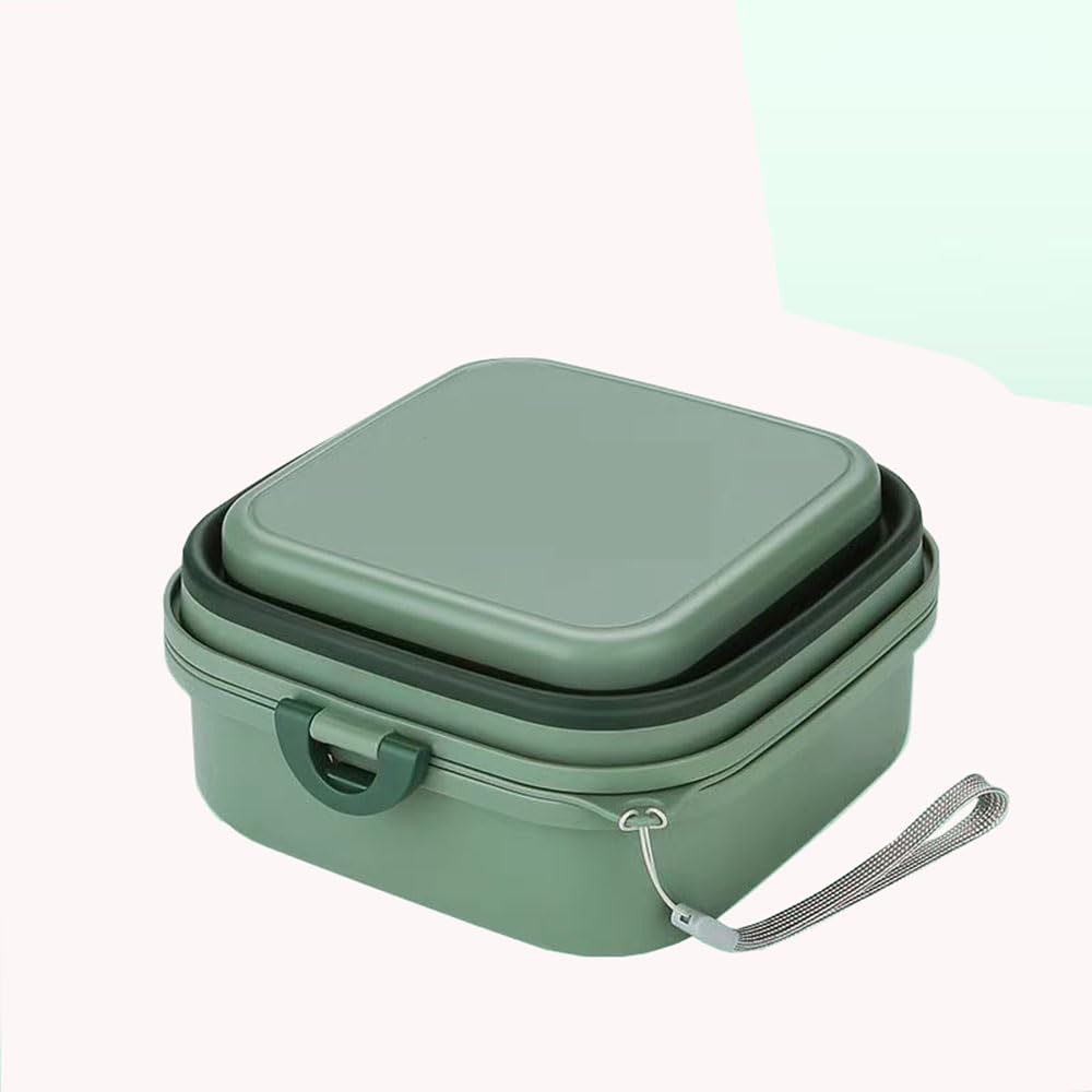 Gamelle de Voyage Pliable et Portable pour Rhodesian Ridgeback- Ensemble de Deux gamelles Pliables en Silicone avec poignée et boîte de Rangement 2 L