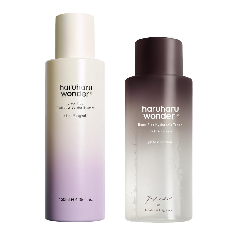 化粧水・ローション・トナー haru Amazon.com : haruharu Wonder Skin Flooding Essential Set, Black
