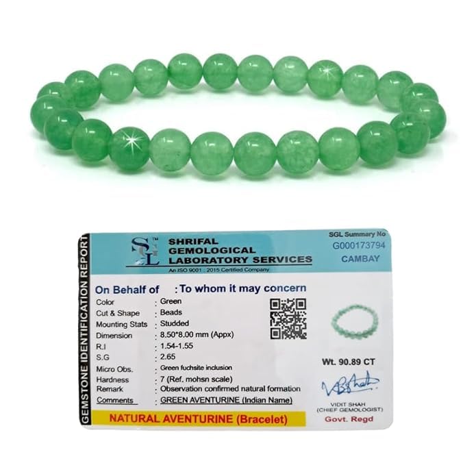 Divine Spirituals Green Aventurine Original Premium Crystal Bracelet For Healing, Meditation & Manifestation|Lab-Certified Pure Crystal Bracelet with Stretchable Durable Band (B0CWDYY2FV) Amazon Price History, Amazon Price Tracker
