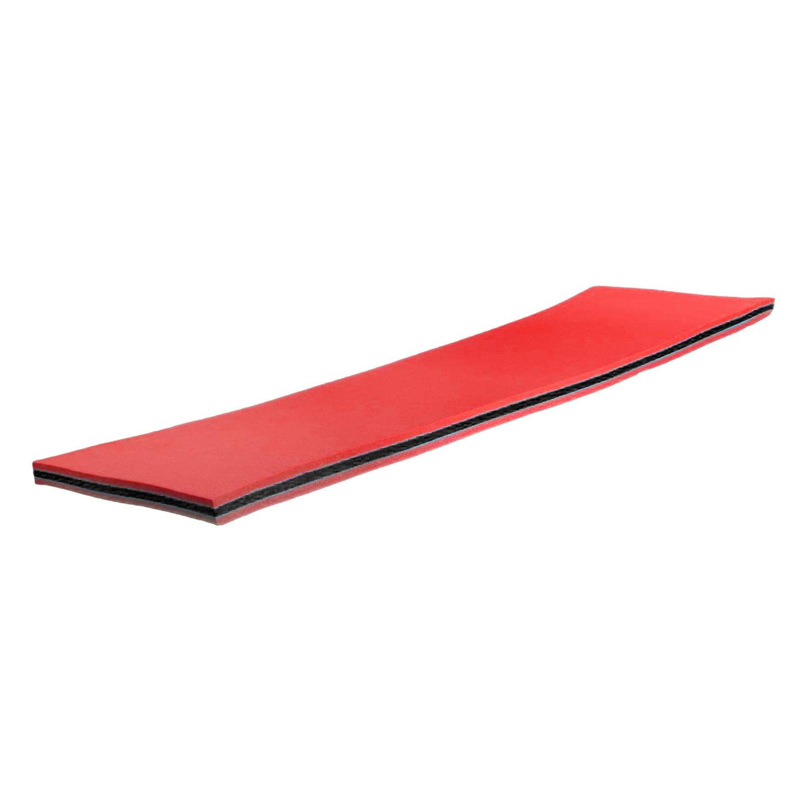 F Fityle Water Float Mat Blanket, High Density XPE Foam Floating Water Pad, Unsinkable Floats Mattress, Foam Floating Pad for Beach, Summer, Pool, Red Black Red