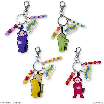 Amazon.co.jp: テレタビーズ ビーズ付きラバーキーホルダー Tinky