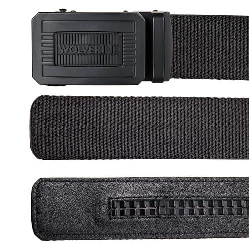 Wolverine Men's Nylon Webbing Work Belt | Ratchet Buckle | Heavy Duty | Tactical | Utility | Military | Outdoor2