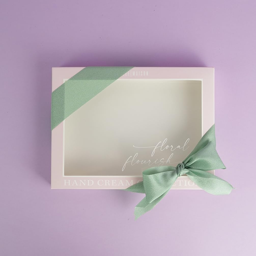Chiffon Geschenkband Salbeigrün – 4 Rollen à 5 M X 43 Mm Für Hochzeit & Dekoration