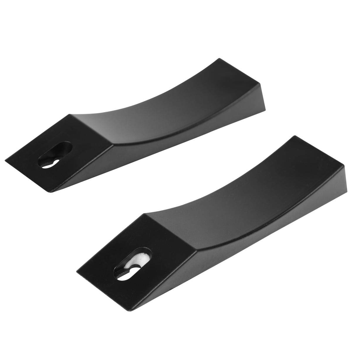 GORILLA SPORTS® Cuneo per Bilanciere - 2 Pezzi, per Dischi da 30mm / 50mm, Portatile, Antiscivolo, in Silicone - Deadlift Barbell Jack, Wedge, Piastre di Peso, per Sollevamento Pesi, Palestra, Casa