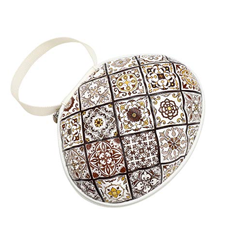 Braiou — Estojo rígido para viagem para sutiãs de silicone [Taça A-C] Premium Nubra Organizer Lingerie Portátil Bolsa de armazenamento de roupa íntima, Brown Plaid