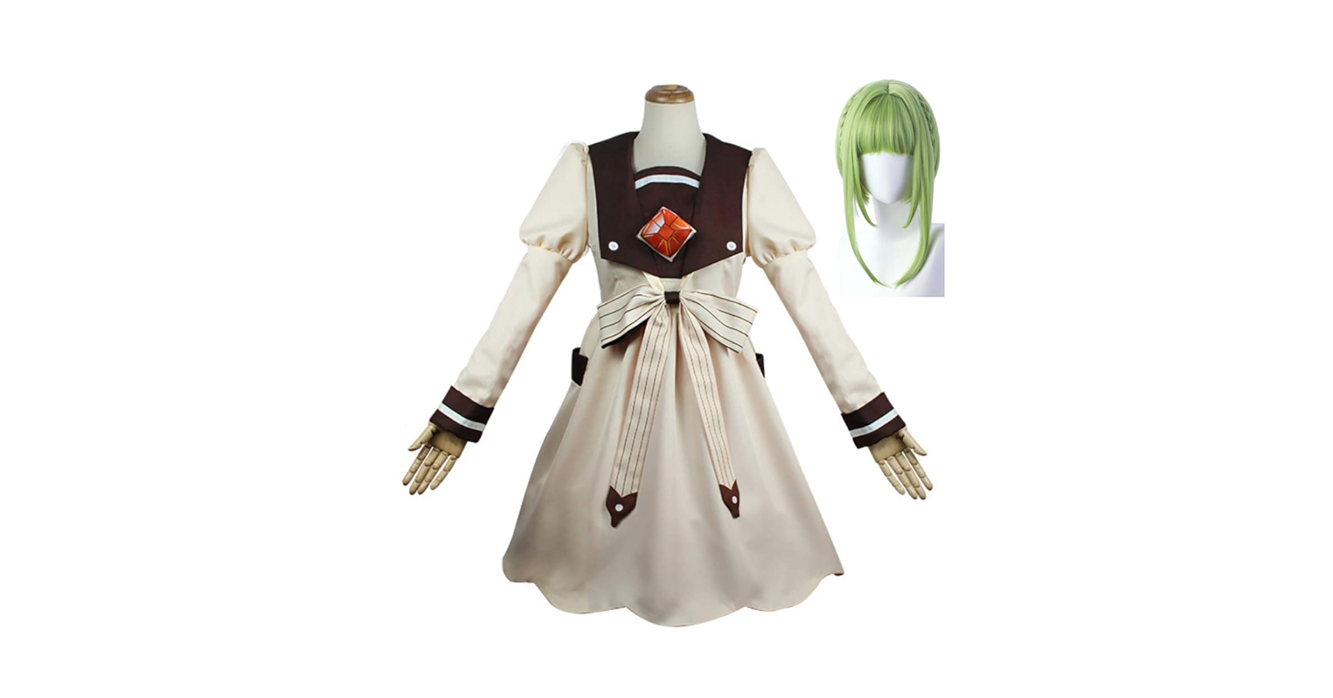 七峰桜 地縛少年花子くん コスプレ 衣装 ウィッグ付き フルセット Amazon.co.jp: ウィッグ付七峰桜コスプレ衣装5点セット 七峰桜