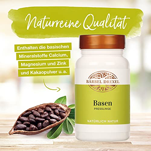 Basentabletten Bärbel Drexel mit Calcium und Magnesium im Vergleich