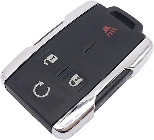 Miniatura 4 de Carcasa de repuesto para llave inteligente para Chevy Chevrolet Silverado Colorado 2014 2015 2016 2017 GMC Sierra Canyon M3N-32337100 (plata 2)