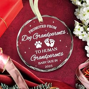 Bsquielegrandparentgiftsfirsttimegrandparentsgiftsnewbabyrevealgiftforgrandmagrandpapromotedfromdoggrandparents2025ornamentmothersfathersdaybirthdaygiftforgrandparent Urban Country Home Decor Bsquiele grandparent gifts first time grandparents gifts new baby reveal gift for grandma grandpa promoted from dog grandparents 2025 ornament mothers fathers day birthday gift for grandparent urban country home decor