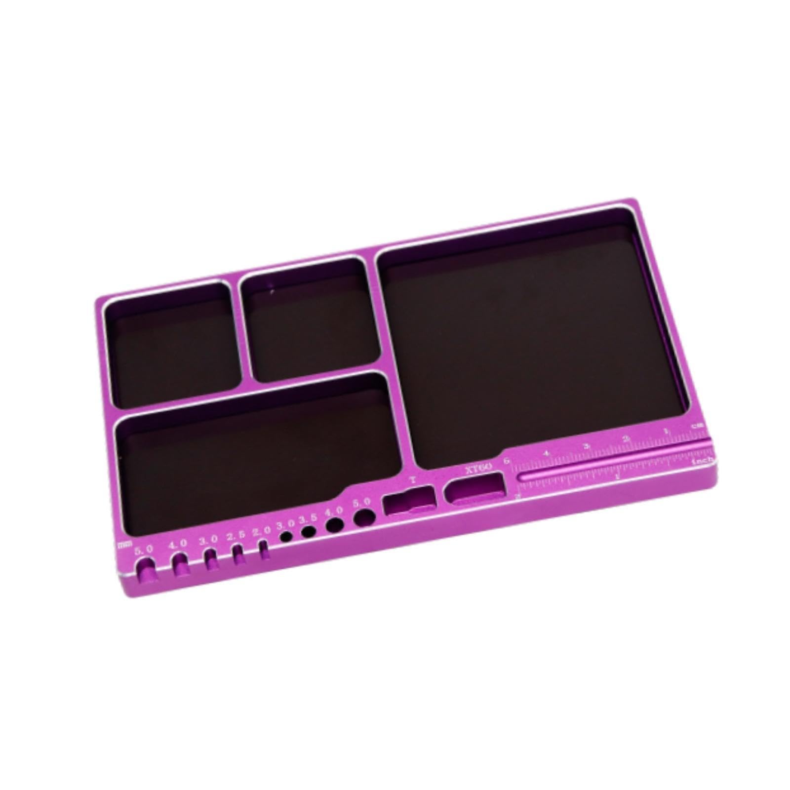 Bothyi Screw Organizer Storage Tray Drawer 1/8/10/12/18 RC Model Boat Tool Box Organizer Tool Tray Dividers for Nut, Purple