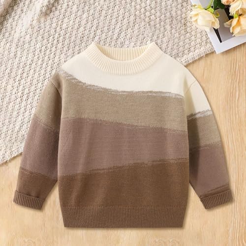Boys Girls Cotton Sweater Autumn Winter Soft Warm Bottoming Pullover Kids Crewneck Long Sleeve School Uniform4