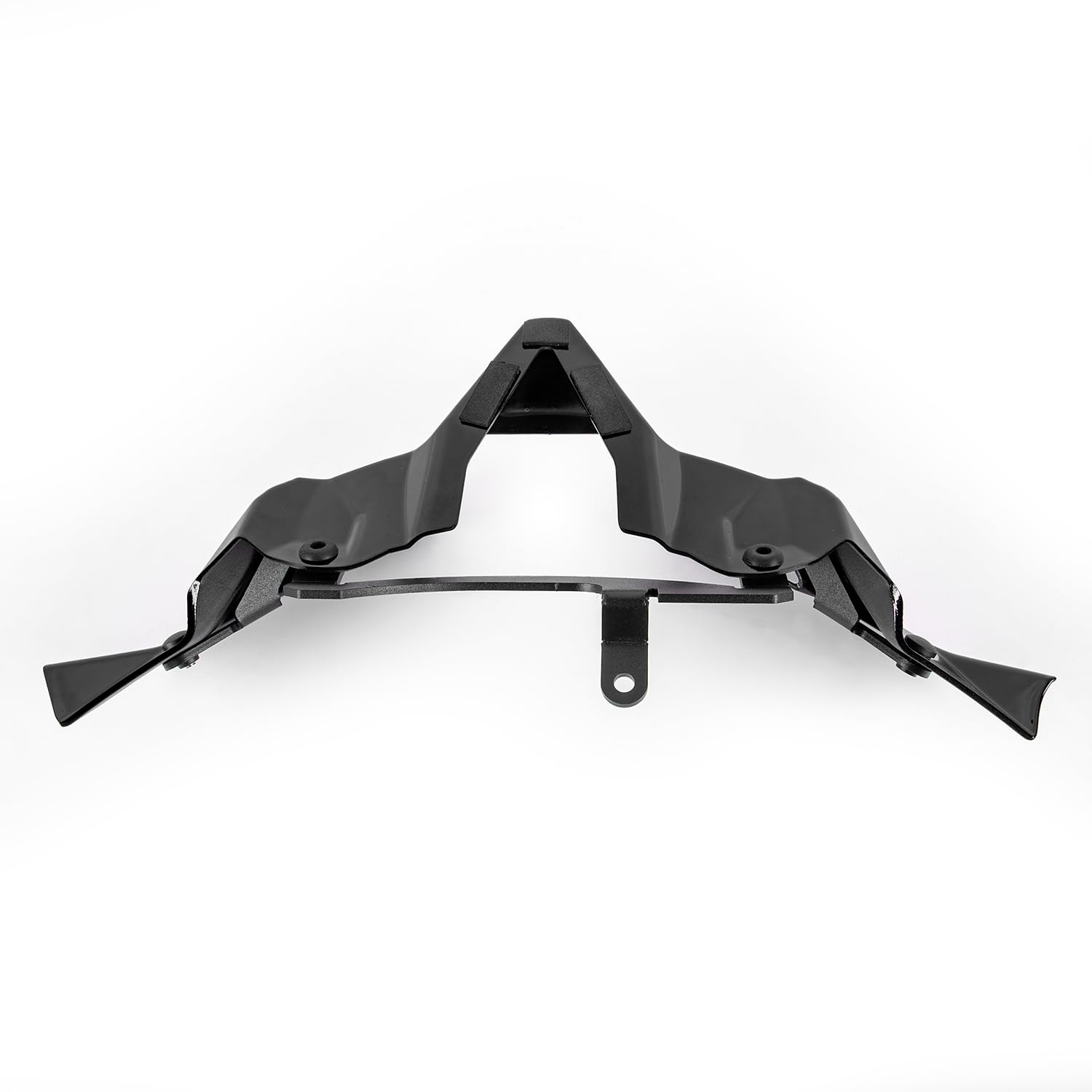 Motorrad Untere Vorderrad Schnabel Nasenkegel Abdeckung fur Z900 Z 900 2020 2021 2022 2023 2024 Scheinwerferverkleidung Aerodynamisches Winglets Verkleidungs Dekorationsset (Schwarz)