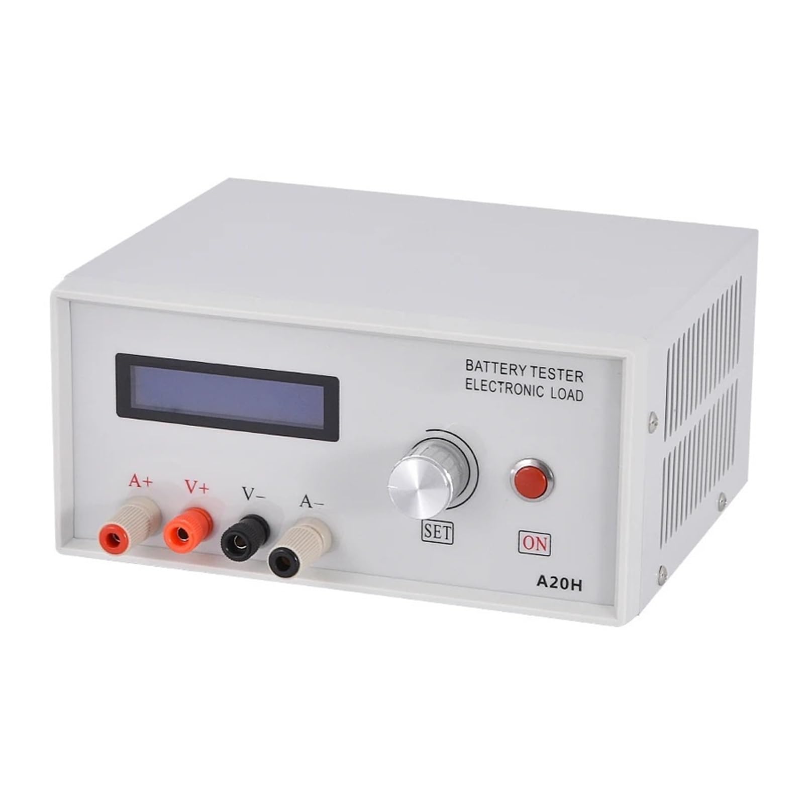 A20H Elektroniczny tester pojemności akumulatora Test zasilania rozładowania Miernik 200 W Wszechstronne zastosowania