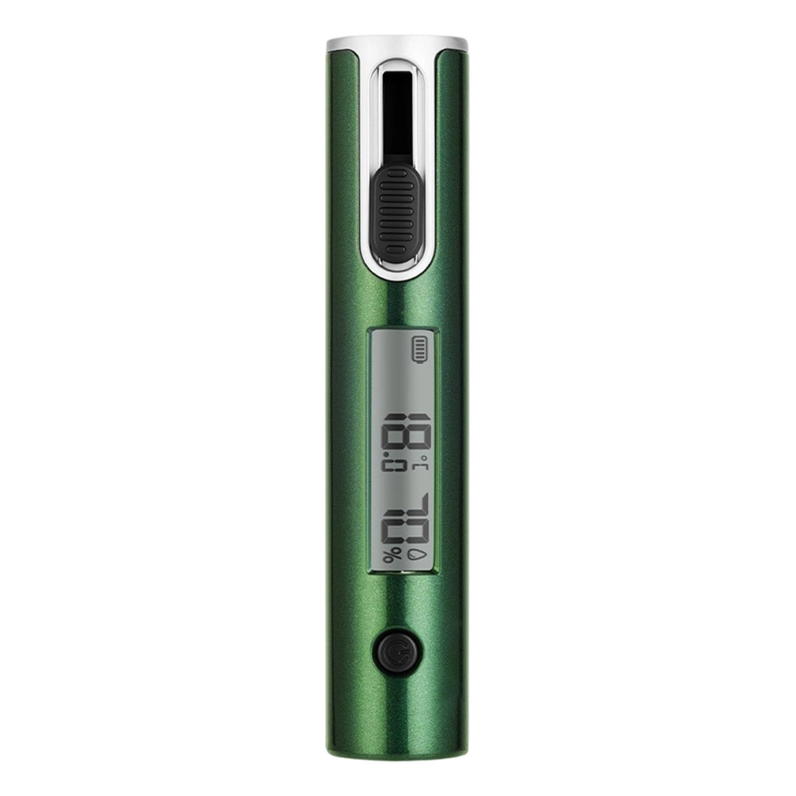 Zepfjhe Green Accurate Digital Vanilla Hygrometer Internal Cores Humidness Tester With 2 Year Batteries Life And Clear Lcd Screen Usb C Stogie Hygrometer