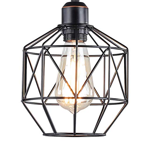 Black Pendant Lights Kitchen Island Farmhouse, Hanging Light Fixtures Industrial, Adjustable Kitchen Lighting Ceiling Hanging Lights, For Dining Room, Kitchen,Bar, Over an island,3 Pack/set/set of 3 - Image 3