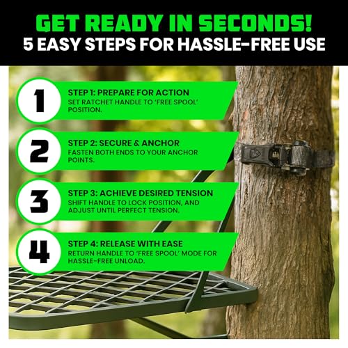 Image of Rhino USA x Realtree Ratchet Straps Tie Downs (4PK) - 1 inch x15' (1,823lb Break Strength) - Ultimate Tie Down Straps with Safety S Hooks - for Trucks, Cargo, Moving, Appliances- Realtree APX Camo