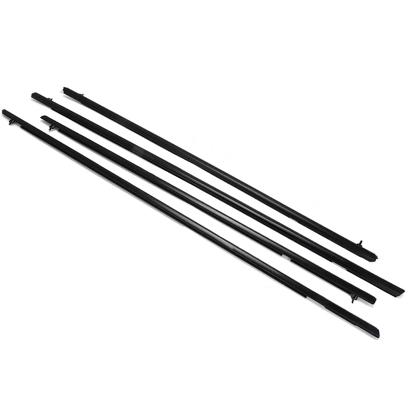 Glilar One Color Automotive Window Seals Compatible With Civic 2006 2007 2008 2009 2010 2011 4Pcs Car Window Weatherstrip Side Door Glass Weather Strip Moulding Trim