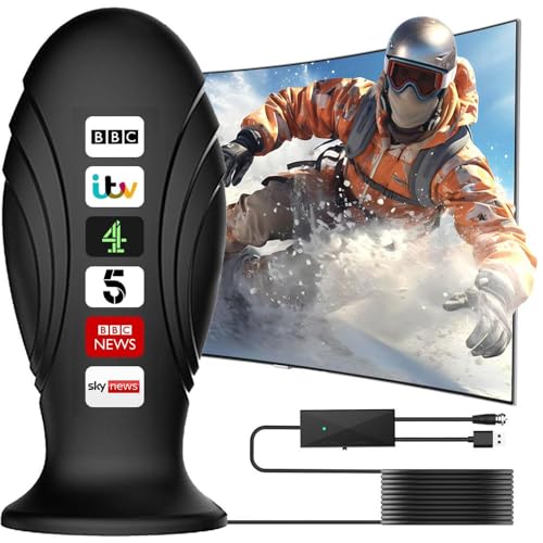 【Canali HD portatili】 L'antenna TV dal design compatto è realizzata con materiali leggeri ma resistenti, che la rendono adatta per una varietà di applicazioni interne ed esterne. A casa, in campeggio o in vacanza, l'antenna è facile da trasportare e posizionare. Mantiene le massime prestazioni anche in condizioni climatiche avverse, offrendo una ricezione affidabile del segnale in qualsiasi ambiente.