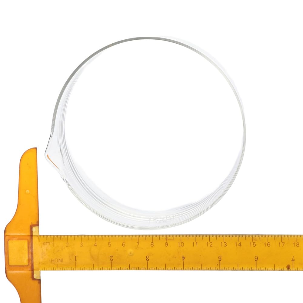 Crystallizing Dishes 2 Pack 125mm Corrosion Resistant Borosilicate Glass Flat Bottom Lab Dishes Heat-Tolerant Round Professional Laboratories