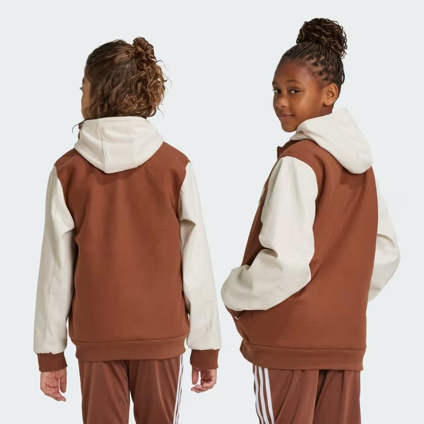 adidas ORIGINALS UNISEX ADICOLOR JACKET KIDS, Preloved Brown, MEDIUM2
