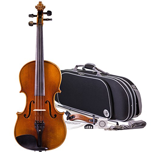 Fiddlerman Artist Violin 4/4 Outfit with Case, Bow, Rosin, Shoulder Rest