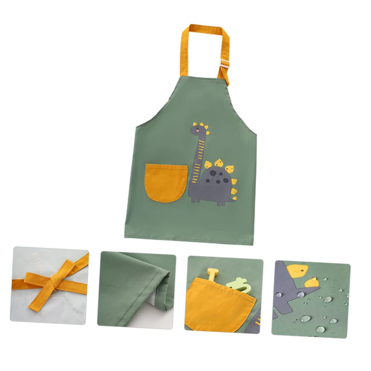 Kisangel 3 Piezas Delantal De Bebé Delantal De Chef Para Niños Para Hornear De Cocina Para Niños Bata De Pintura Para es De Arte Escolar De Pintura Para