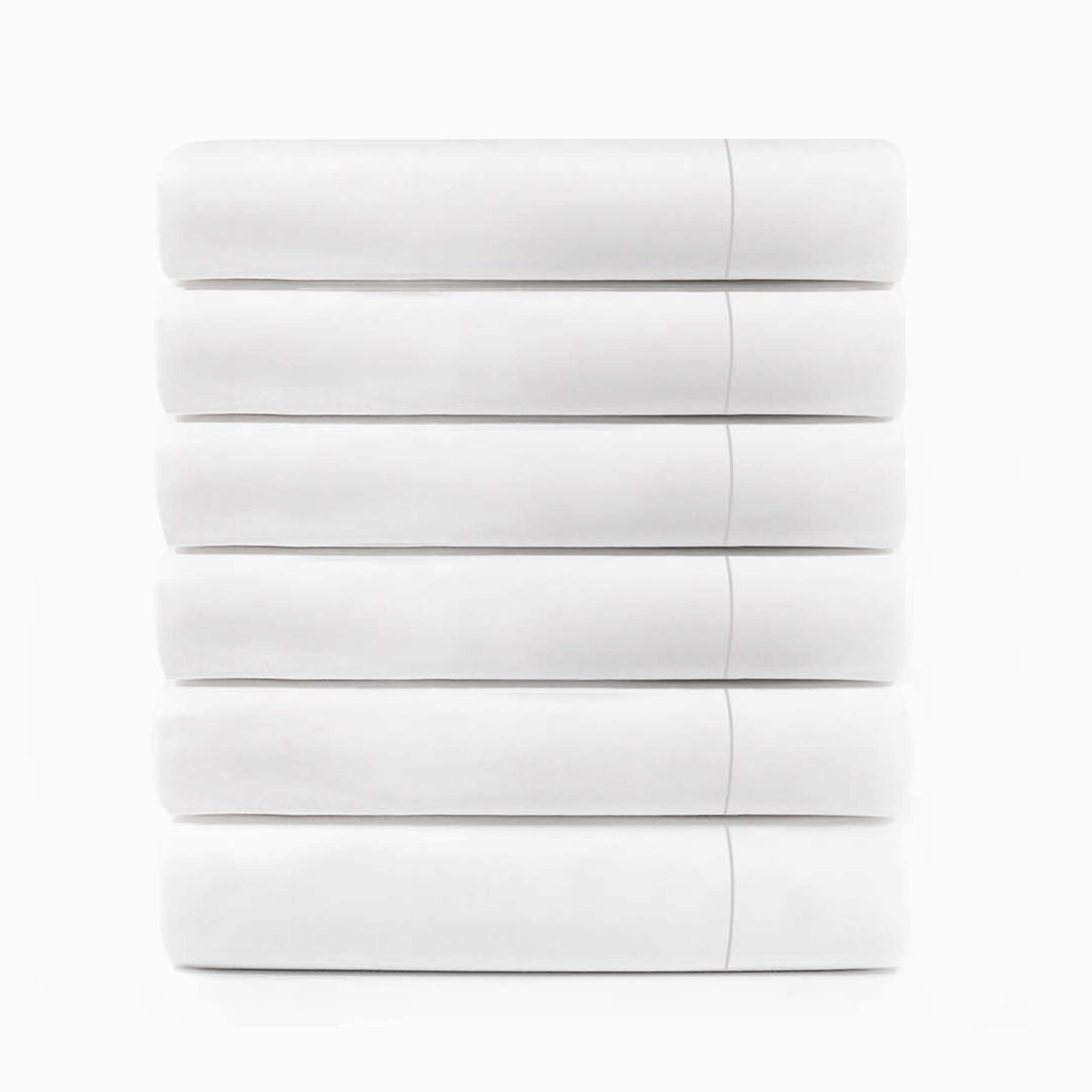 Superior Cotton Blend Percale Hotel Quality Flat Bed Sheets Lightweight Bedsheets Commercial Or Personal Use Hotel Airbnb Massage