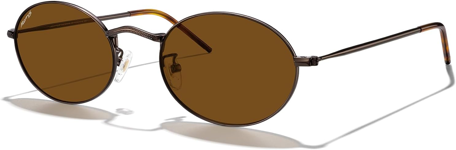 MERRY'S Retro Oval Polarized Sunglasses for Women Trendy Classic Shades UV400 Protection S8537