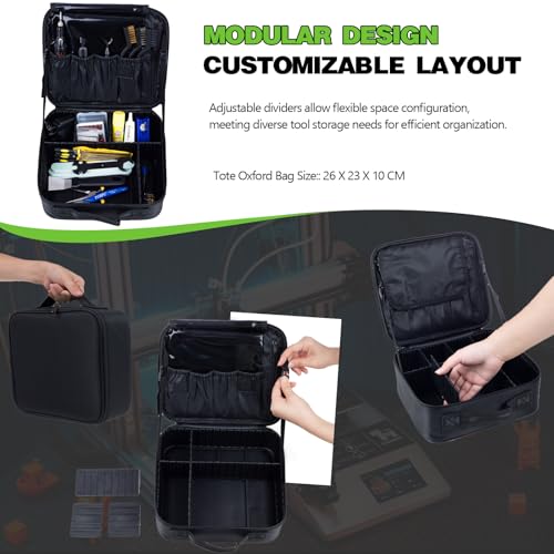 3D Printing Tool Set with Bag – 3D Printer Tools Features a deburring Tool,Surface Smoothing,and Scraper for Model cleanup,Wire Cutter,and Precise Drilling. - Image 3