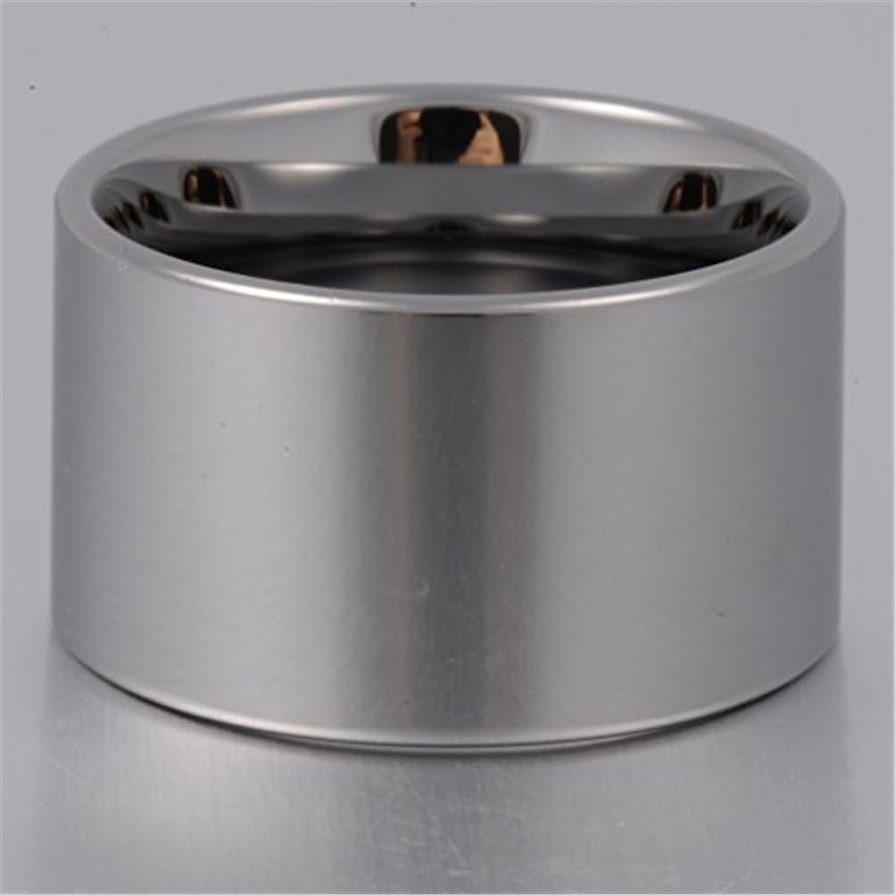 Fashion Month Men 14mm Big Tungsten Best Ring Silver Classic Wedding Engagement Band High Polished Flat Top Comfort Fit - Image 4