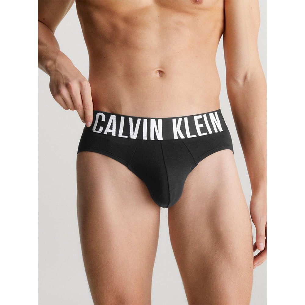 Calvin Klein Męskie majtki biodrowe, Czarny (czarny, czarny, czarny), XL