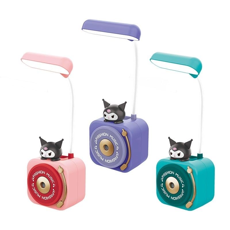 LIGHTER HOUSE Cutest Newest Kuromi Table Lamp with inbuilt Pencil Sharpener for Home Office LED Desk Lamp Random Colour (01 PC.)-image-11