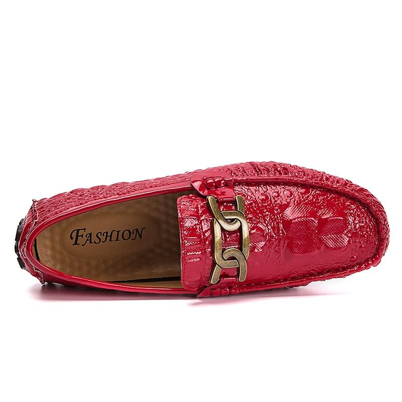 Santimon Mens Casual Leather Penny Loafers Slip on Moccasins Shoes Lightweight Driving Boat Shoes3