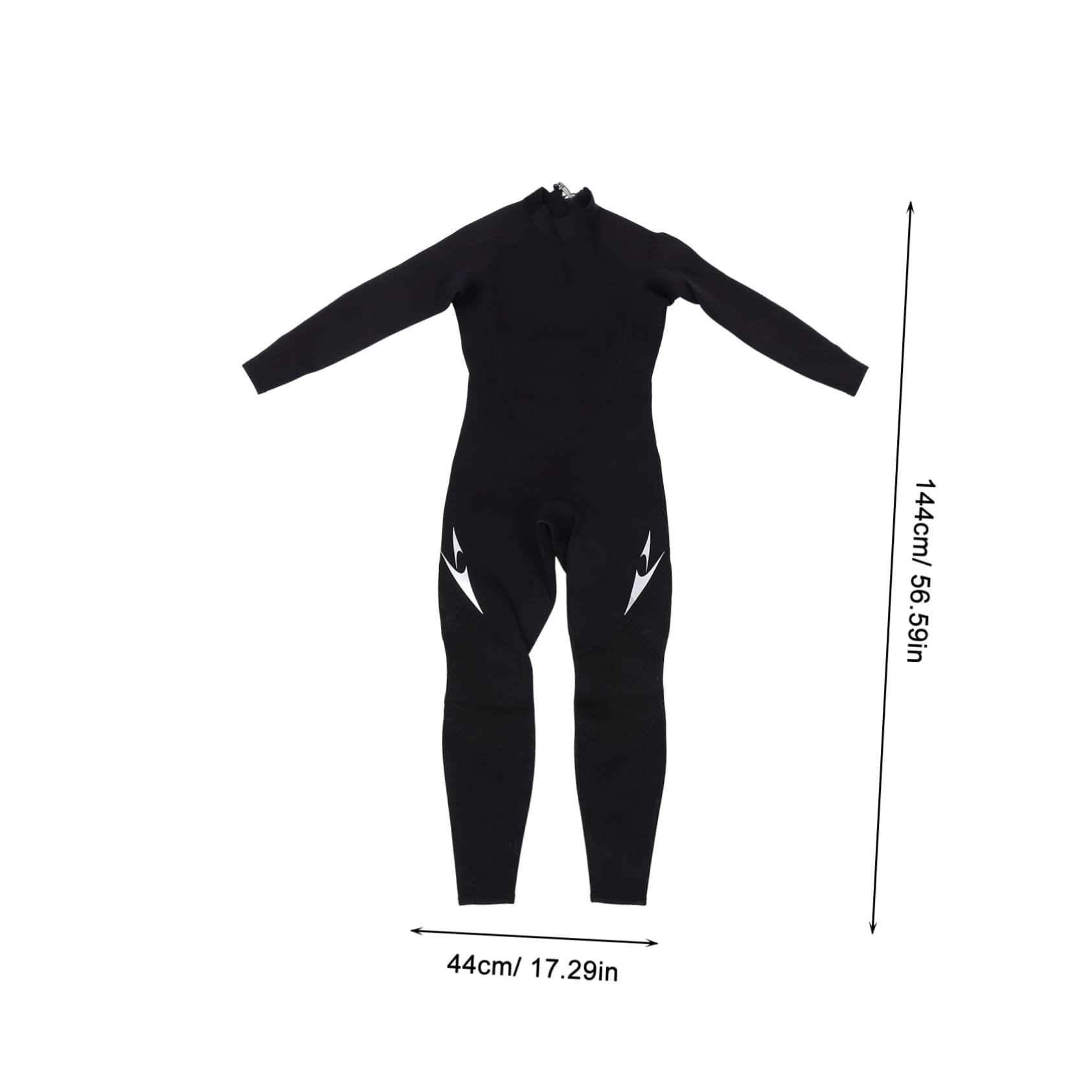 FOYTOKI Men Long Sleeve Diving Suit Thick Neoprene Wetsuit for Surfing Snorkeling Swimming Durable Elastic Material for Comfort Performance Water Sports