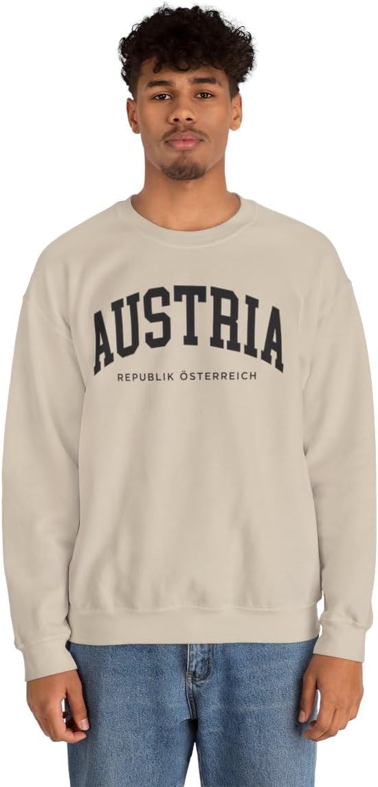 Austria Adult Unisex Crewneck Sweatshirt - Image 3