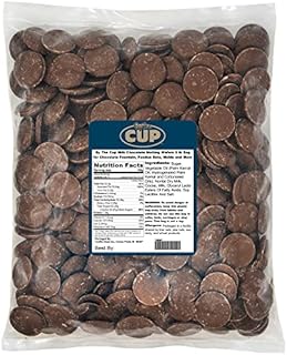 By The Cup Milk Chocolate Melting Wafers 5 lb Bag for Chocolate Fountain, Fondue Sets, Molds and More