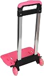 Menolana Backpack Hand Truck Backpack Trolley Pink Portable Compact,Foldable Collapsible Hand Cart Luggage Cart for Children Girl Kids