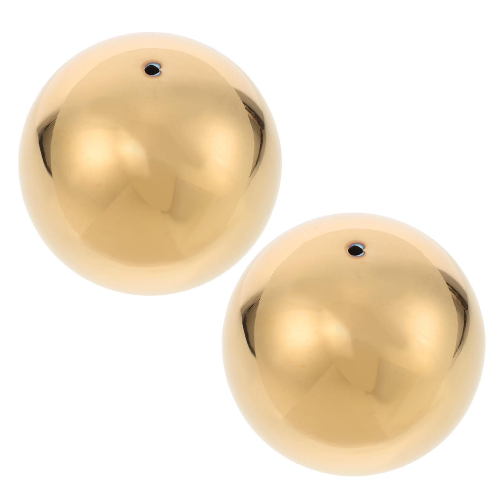 Vaguelly 100mm Stainless Steel Balls Gold Decorative Balls Mirror Polished for Outdoor Yard Decor