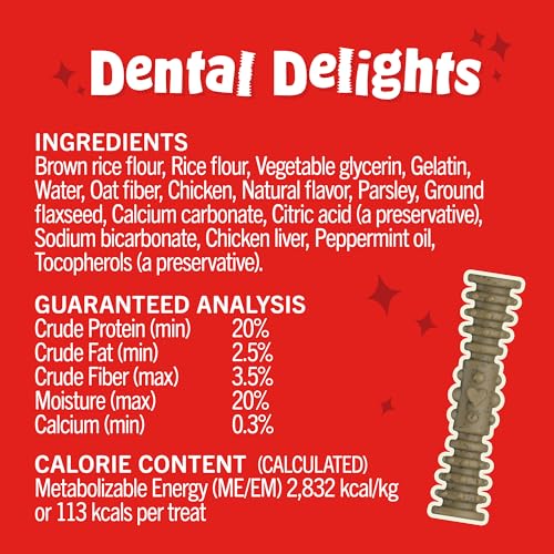 Stella & Chewy's Dental Delights - Freeze-Dried Raw Chicken Dental Treats for Small Dogs - Teeth Cleaning & Breath Freshening Chews with Ridges & Nubs - Made in USA - 10.5 oz - 21 Small Treats - image 7