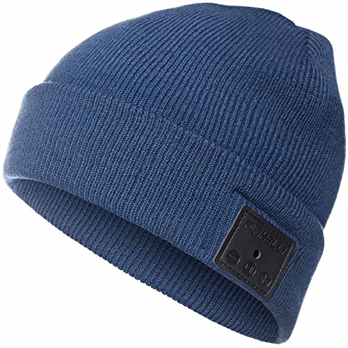 Image of Foxelli Bluetooth Beanie Hat - 15-Hour Battery, Built-in Mic, Fully Washable, Perfect Tech Gift for Men & Women
