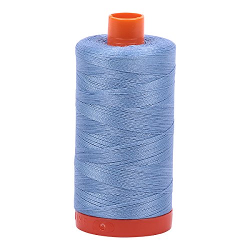 Aurifil Mako Cotton Thread Solid 50Wt 1422Yds Light Delft Blue #TOP14