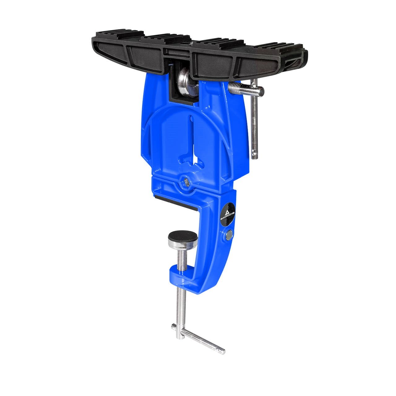 SkinRocks Ski Vise Racing Skispanner World Cup Skihalterung inkl. Universal Adapter Blue
