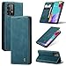 Produktbild Handyhülle für Samsung Galaxy A52 Hülle Lederhülle Premium Leder PU Flip Wallet Schutzhülle Kartenfach Tasche 360 Grad Front Anti-Shock Displayschutz Case mit Galaxy A52 Cover (Blau,4G)