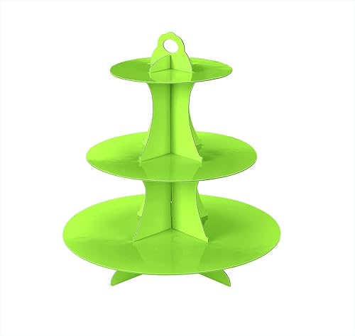 Miniatura 7 de 2 soportes para cupcakes de 3 niveles, soporte para pasteles, torre escalonada para mesas de postres, decoración de fiestas temáticas de cumpleaños,